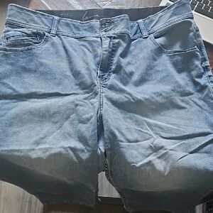 Lane Bryant Light Blue Denim Capris